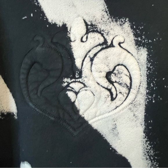 SIWY Kenzie In Adaption Monochrome Artistic Oversized Hoodie SZ L - Picture 8 of 13